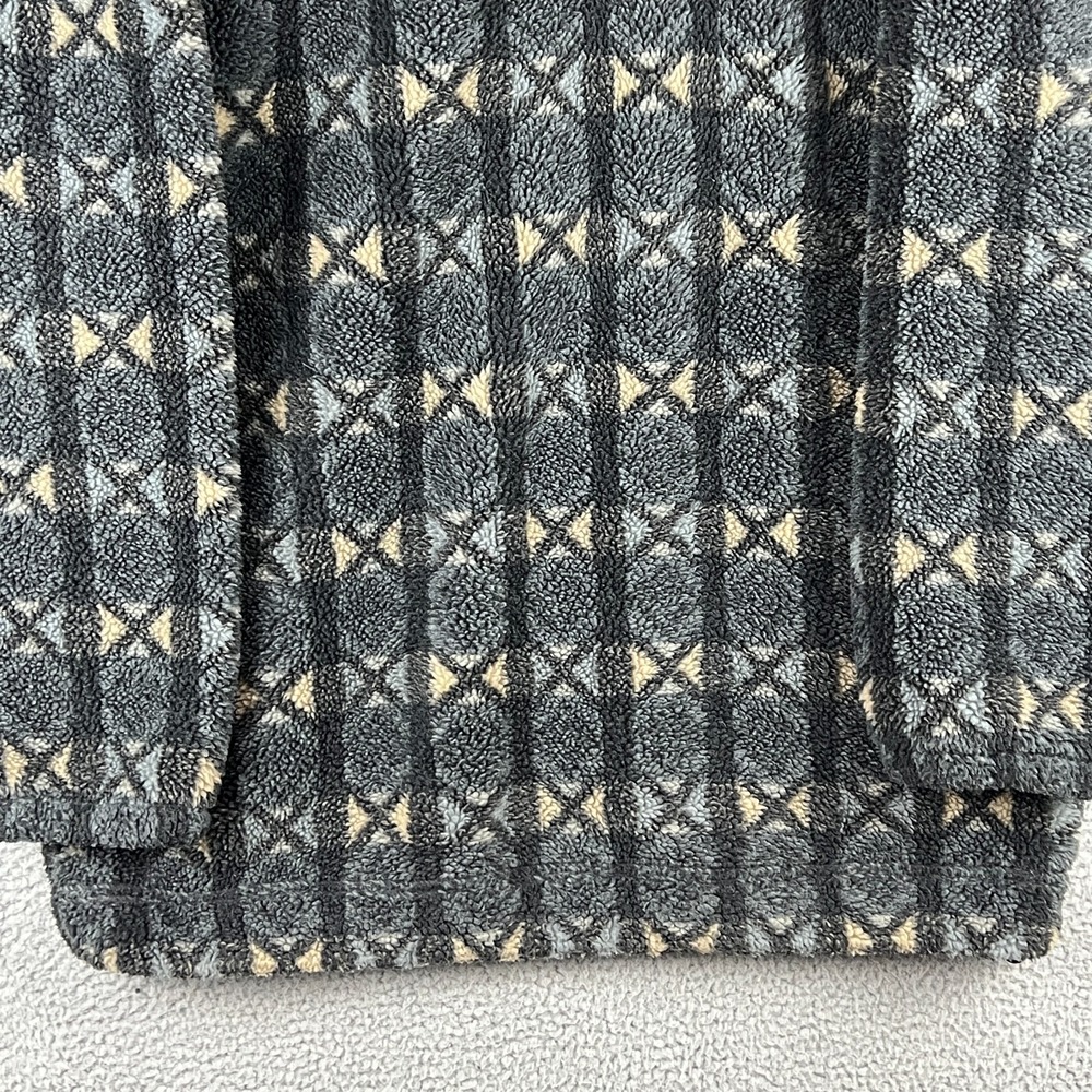 Vintage 90s North Face Snowflake 1/4 Zip Fleece Jacket Mens XL TG Aztec Pullover - Picture 8 of 12
